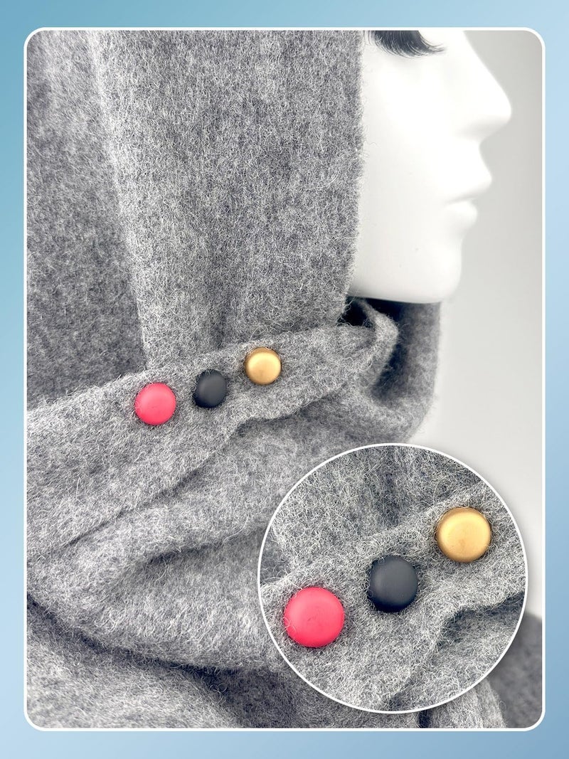Evnlo 12 Pairs Strong Hijab Magnets Pinless Hijab Pins for Women, Multi Use Magnetic Pins for Scarf Shirts Dress and Clothes - Image 4